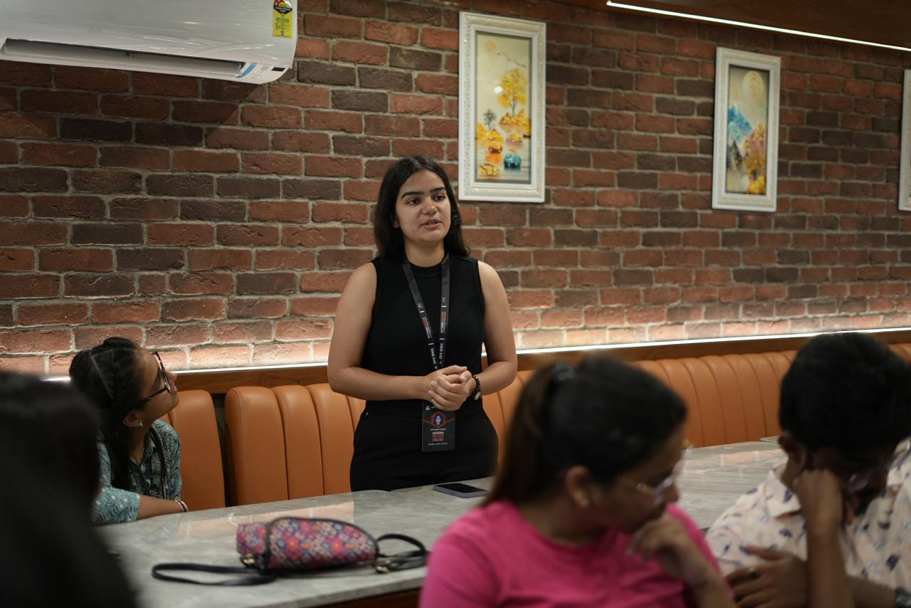 Students in a roundtable discussion during the Governance module